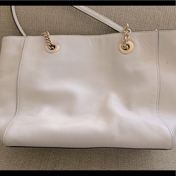 Winter white coach purse Clearance